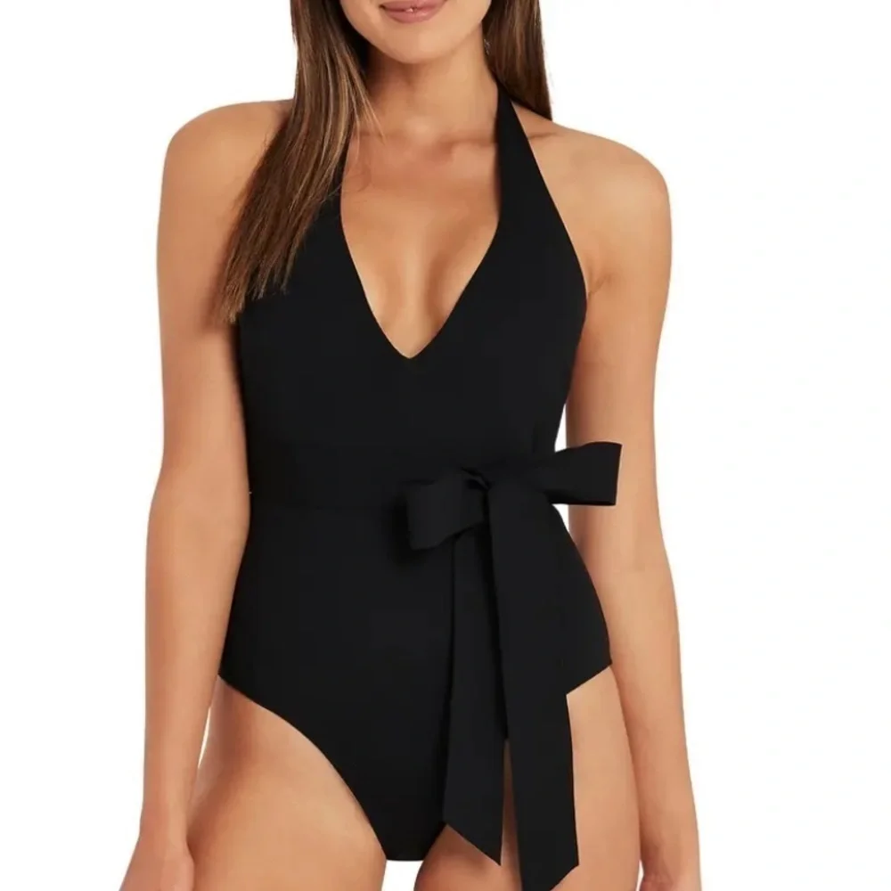 Plunge One-Piece Swimsuit by SEA LEVEL Size 4 US New without tags